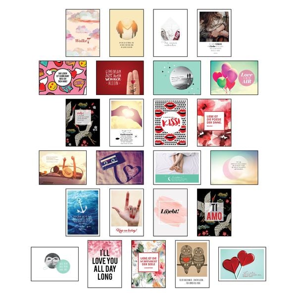 Wirth, L: Postkarten Hochzeit - 25 Postkarten Liebe