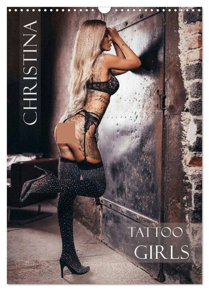Christina - Tattoo Girls (Wandkalender 2026 DIN A3 hoch), CALVENDO Monatskalender