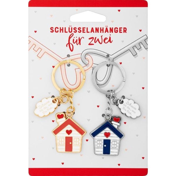 'Anhänger für zwei Motiv ''Haus'''