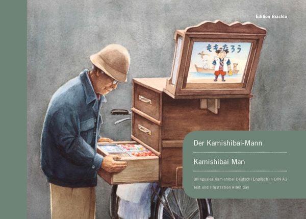 'DIN A3 Kamishibai ''Der Kamishibai-Mann / Kamishibai Man'''