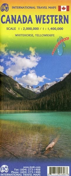 Canada Western Travel Reference Map