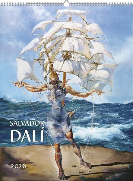 Salvador Dali 2026 - Bild-Kalender 42x56 cm - Kunst-Kalender - Wand-Kalender - Malerei - Alpha Edition
