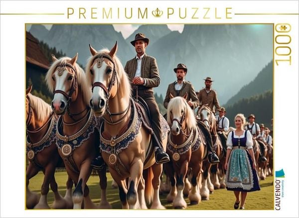 CALVENDO Puzzle Leonhardifahrt | 1000 Teile Lege-Größe 64x48cm Foto-Puzzle für glückliche Stunden