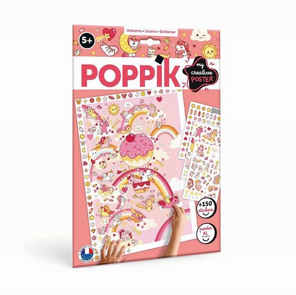 Sticker Kreativ Poster Einhörner