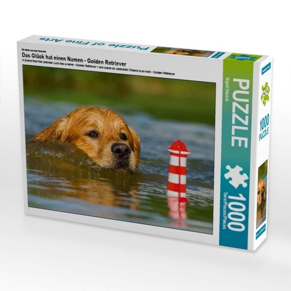 Ein Motiv aus dem Kalender Das Glück hat einen Namen - Golden Retriever (Puzzle)