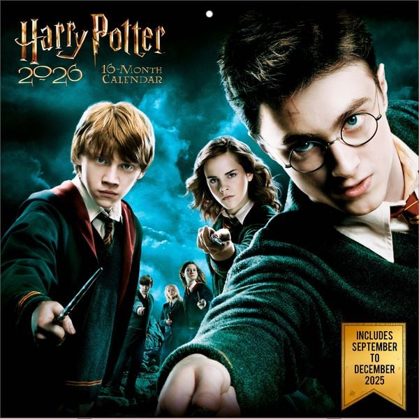 Pyramid - HARRY POTTER (FASHION) 2026 – Broschürenkalender 30×30 cm mit magischen Fashion-Artworks – Wandkalender für Mode- & Hogwarts-Fans