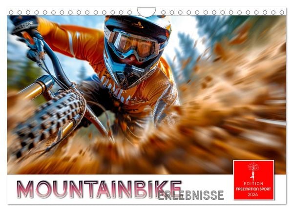 Mountainbike Erlebnisse (Wandkalender 2026 DIN A4 quer), CALVENDO Monatskalender