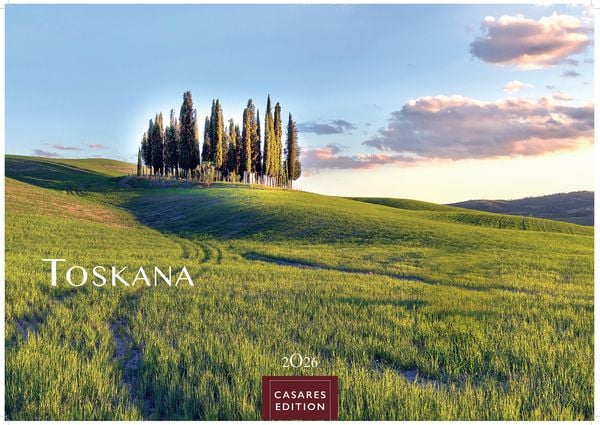 Toskana Kalender 2026 – Wandkalender | Fotokalender Italien 35x50cm – mit malerischen Fotos der Toskana, Italien