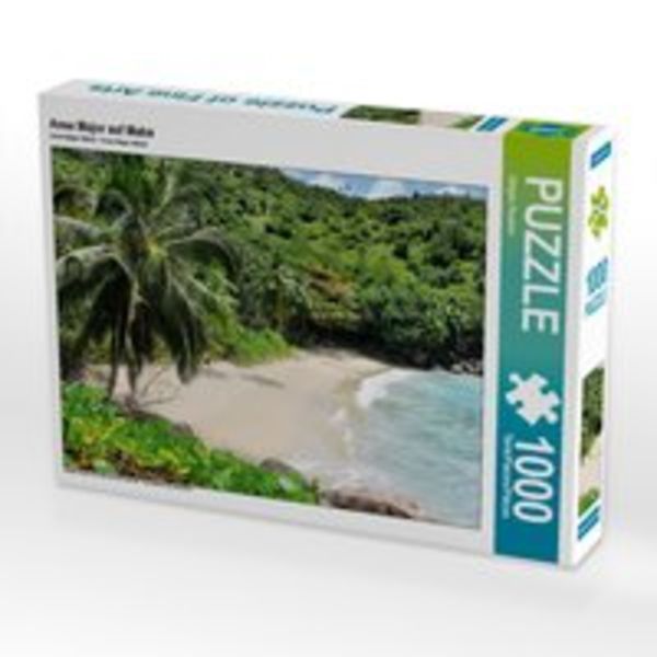 CALVENDO Puzzle Anse Major auf Mahé 1000 Teile Lege-Größe 64 x 48 cm Foto-Puzzle Bild von Jürgen Feuerer