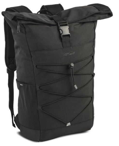 BESTWAY® Rucksack Urban, Rolltop, schwarz, ca. 18 Liter