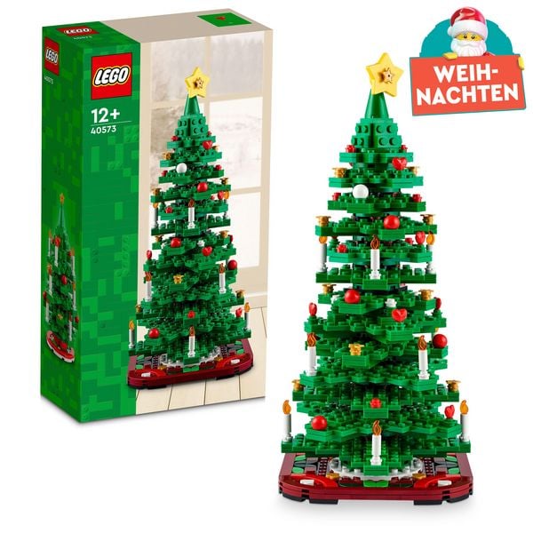 LEGO 40573 Weihnachtsbaum, Geschenk für Männer und Frauen, DIY Set