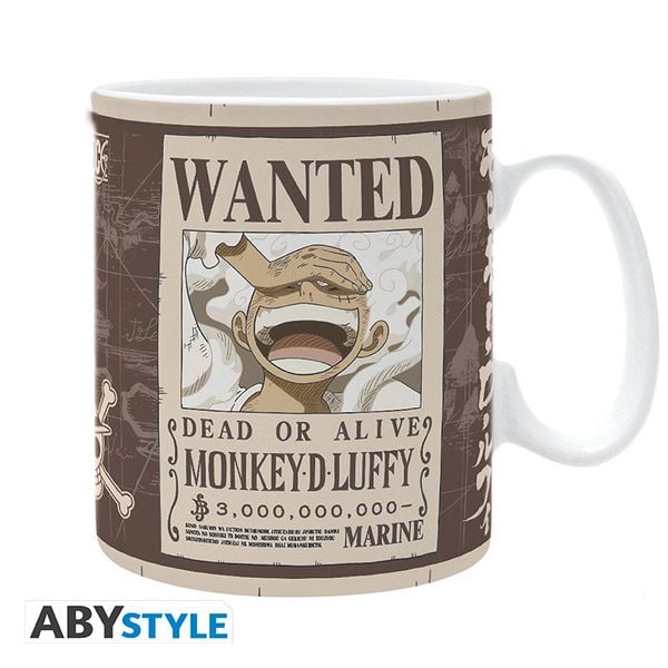 'ONE PIECE - Mug - 460 ml - ''Luffy Wanted'' - subli - box'