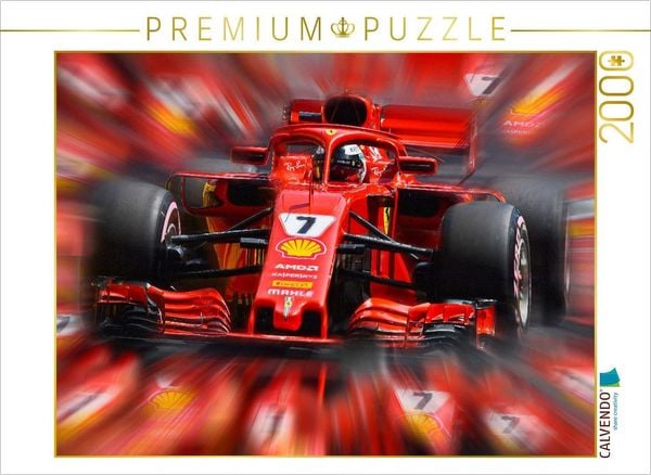 CALVENDO Puzzle Kimi Räikkönen aus Finnland im Ferrari F1. | 2000 Teile Lege-Größe 90x67cm Foto-Puzzle für glückliche Stunden