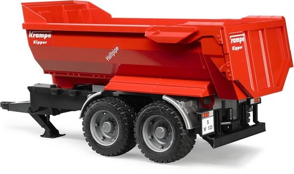 Bruder Profi-Serie Krampe Tandem-Halfpipe-Kippanhänger