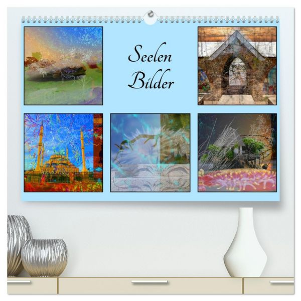 Seelen Bilder (hochwertiger Premium Wandkalender 2026 DIN A2 quer), Kunstdruck in Hochglanz