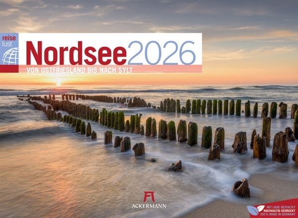 Nordsee ReiseLust Kalender 2026 | von Ostfriesland bis nach Sylt