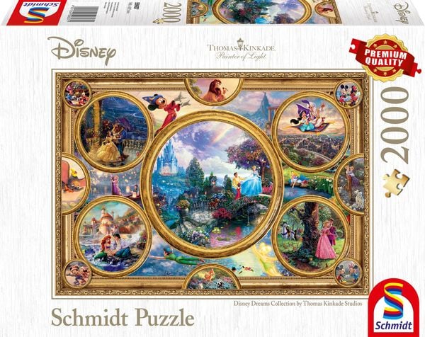 Puzzle Schmidt Spiele Disney Dreams Collection 2000 Teile