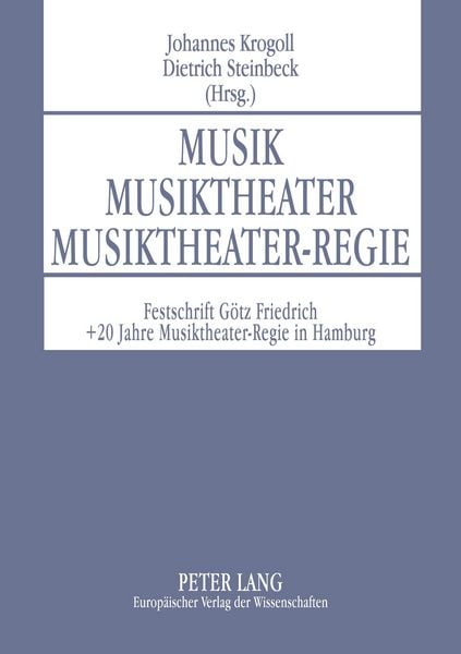 Musik - Musiktheater - Musiktheater-Regie