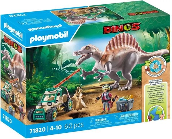PLAYMOBIL 71820 Spinosaurus-Angriff auf Dino-Ausgrabung