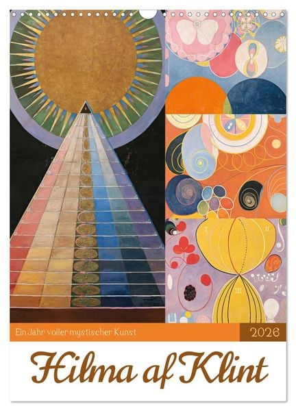 Hilma af Klint - Ein Jahr voller mystischer Kunst (Wandkalender 2026 DIN A3 hoch), CALVENDO Monatskalender