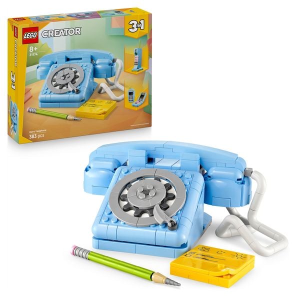 LEGO Creator Retro-Telefon 31174 - 3-in-1-Spielset - Telefon aus 1960ern