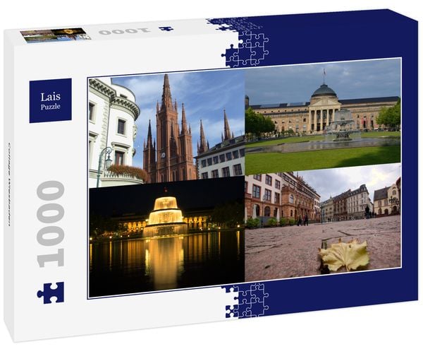 Lais Puzzle Collage Wiesbaden 1000 Teile