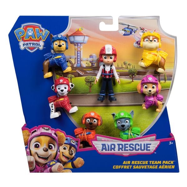 PAW Patrol Air Rescue - Spielfiguren-Geschenkset mit 7 Figuren zum Sammeln