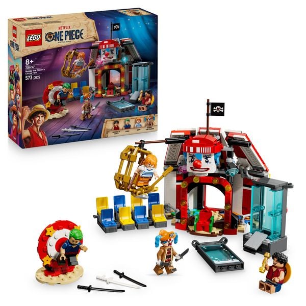 LEGO ONE PIECE 75637 Zirkuszelt von Buggy dem Clown, Spiel ab 8 Jahren