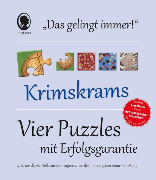'Das ''Gelingt-immer''- Puzzle Krimskrams. Das Puzzle-Spiel für Senioren mit Demenz'