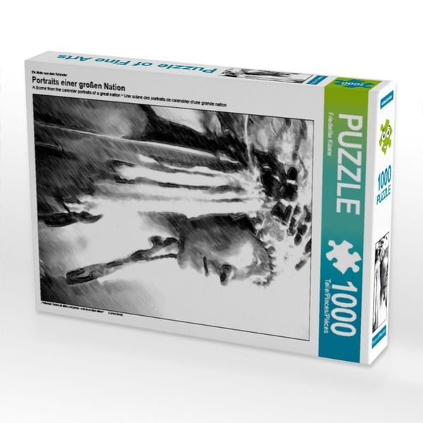 CALVENDO Puzzle Ein Motiv aus dem Kalender Portraits einer großen Nation | 1000 Teile Lege-Größe 64x48cm Foto-Puzzle für glückliche Stunden