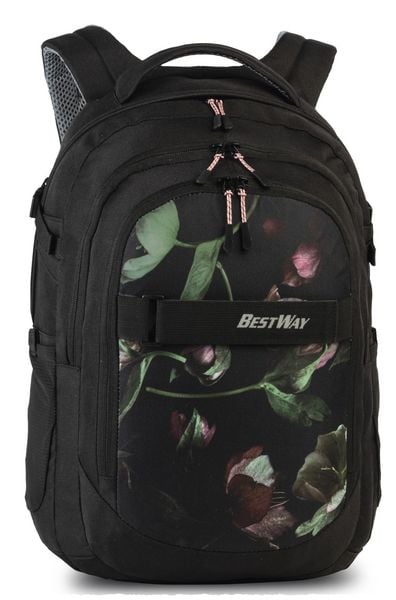 BESTWAY® Rucksack Evolution Air, schwarz/bunt, 22 Liter