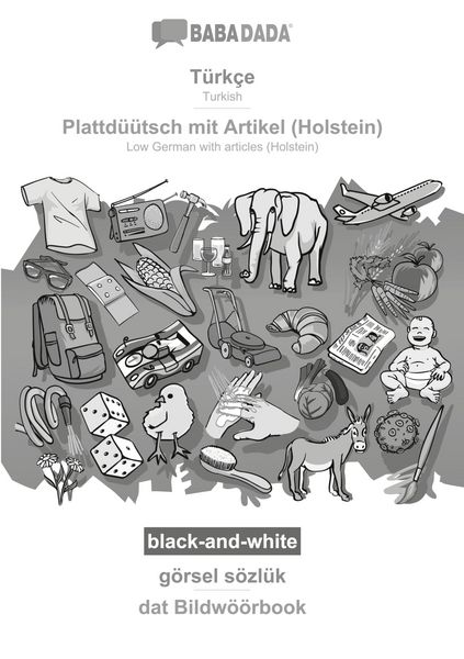 Türkçe - Plattdüütsch mit Artikel (Holstein), görsel sözlük, BW