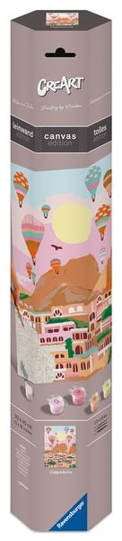 CreArt, Malen nach Zahlen Canvas Leinwand - Kappadokien