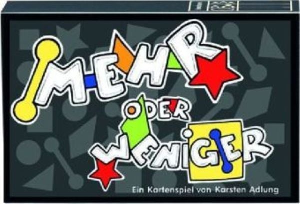 Adlung Spiele - Mehr oder Weniger, Kartenspiel