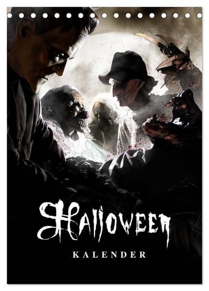 Halloween Optische Illusionen - Kalender 2026 (Tischkalender 2026 DIN A5 hoch), CALVENDO Monatskalender