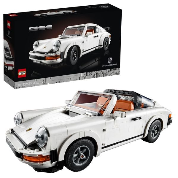 LEGO® Porsche 911 (10295); Bauset; detailreicher Klassiker zum Bauen, Ausstellen und Sammeln; Porsche Modellauto (1.458 Teile)