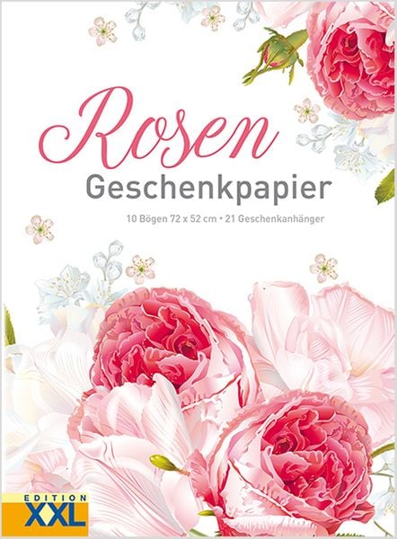 Rosen - Geschenkpapier