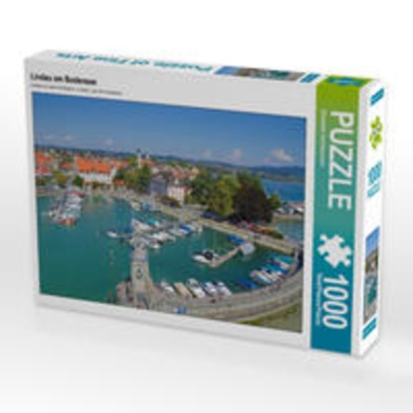 CALVENDO Puzzle Lindau am Bodensee 1000 Teile Lege-Größe 640 x 480 cm Foto-Puzzle Bild von Elisabeth Schittenhelm