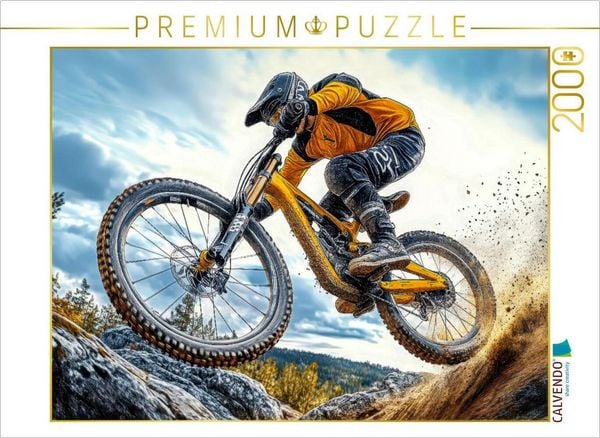 CALVENDO Puzzle Mountainbike | 2000 Teile Lege-Größe 90x67cm Foto-Puzzle für glückliche Stunden