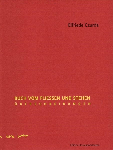 Buch vom Fließen und Stehen