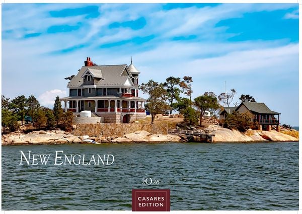 New England Kalender 2026 – Wandkalender | Fotokalender Nordamerika 24x35cm 12 beeindruckende Fotos dieser Region in Spitzenqualität.