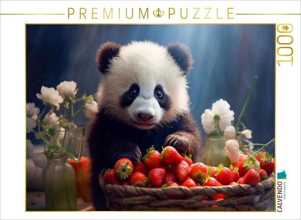 CALVENDO Puzzle ... und die Erdbeeren | 1000 Teile Lege-Größe 64x48cm Foto-Puzzle für glückliche Stunden