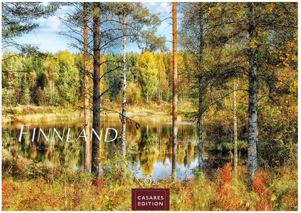 Finnland Kalender 2026 – Wandkalender | Fotokalender Nordeuropa 24x35cm - Hochwertiger . für 2026 – mit beeindruckenden Naturaufnahmen aus Finnland