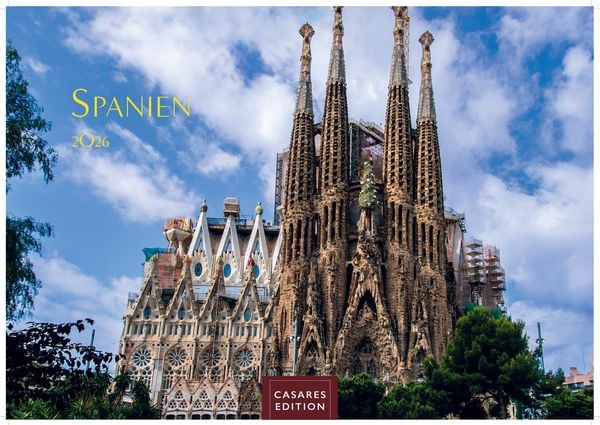 Spanien Kalender 2026 – Wandkalender | Fotokalender Spanien 24x35 cm- Premium . mit 12 faszinierenden Fotos