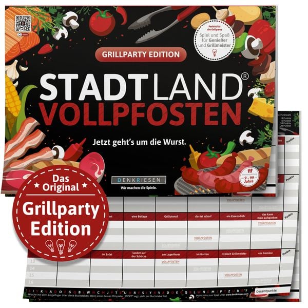 STADT LAND VOLLPFOSTEN – GRILLPARTY EDITION - Jetzt geht’s um die Wurst (DinA4-Format)
