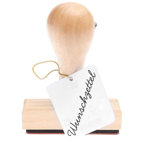 Stempel Wunschzettel , mit Griff