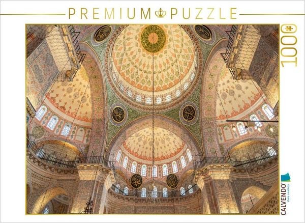 CALVENDO Puzzle Kuppeln der Neuen Moschee | 1000 Teile Lege-Größe 64x48cm Foto-Puzzle für glückliche Stunden