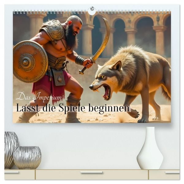 Das Imperium - Lasst die Spiele beginnen (hochwertiger Premium Wandkalender 2026 DIN A2 quer), Kunstdruck in Hochglanz