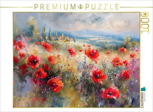 CALVENDO Puzzle Mohnblumenblüte | 1000 Teile Lege-Größe 64x48cm Foto-Puzzle für glückliche Stunden