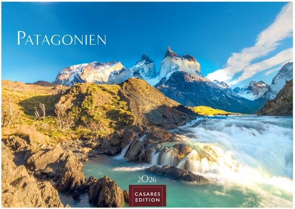 Patagonien Kalender 2026 – Wandkalender | Fotokalender Südamerika 24x35cm – mit beeindruckenden Fotos von Gletschern, Bergen & Wildnis, ideal als Gesc